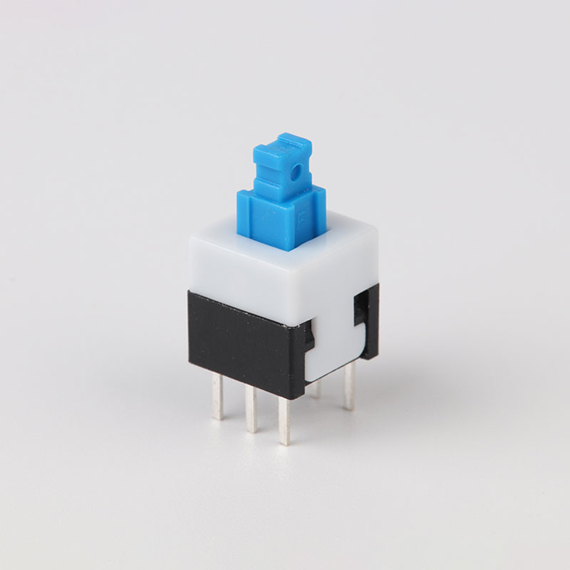 PS081-06 Momentary Push 6 Pin Switch 8x8mm Non Latching/Latching Push Button Switch