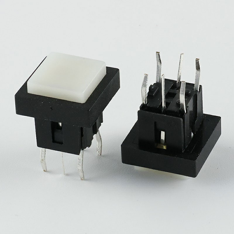 TSL06131-3040 6X6mm Illuminated Tact Switch With Square Sheath And Square Cap