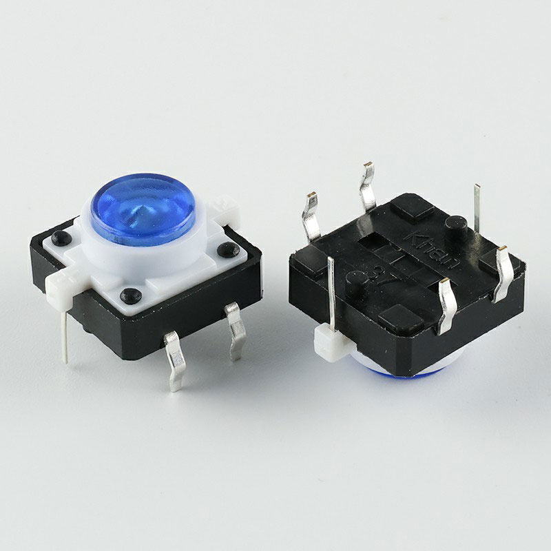 TSL12121 12*12 Illuminated Tact Switch With Positioning Column