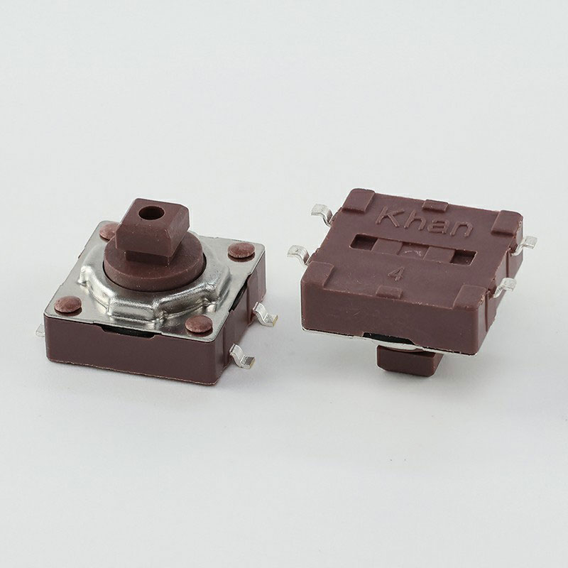 TSW12350 12x12 IP67 SMD Waterproof Tactile Switch With Stainless Steel Cover